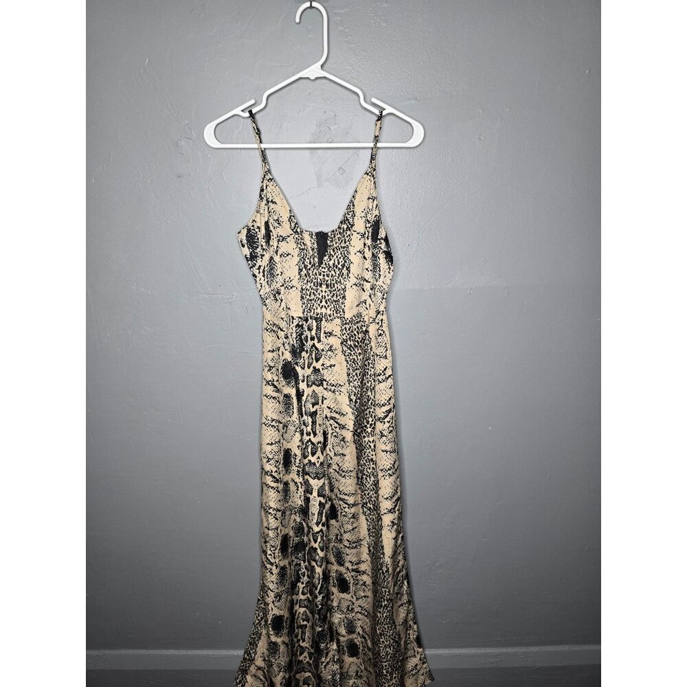 BooHoo Python Snakeskin Print Wideleg Jumpsuit si… - image 13